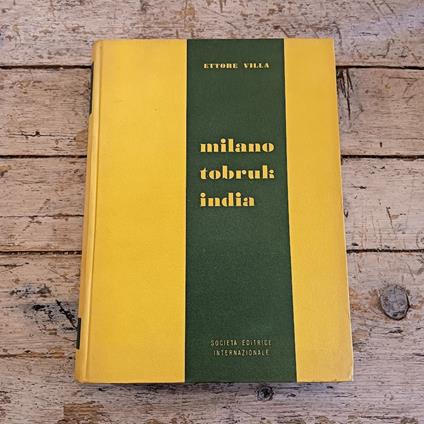 Milano Tobruk India - copertina