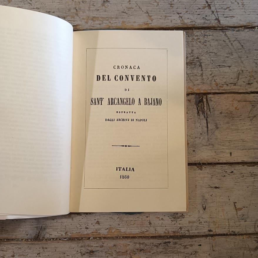 Cronaca del Convento di Sant'Arcangelo a Bajano