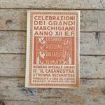 Celebrazioni dei grandi marchigiani: Leopardi, Rossini, Raffaello, Bramante. Numero speciale de 