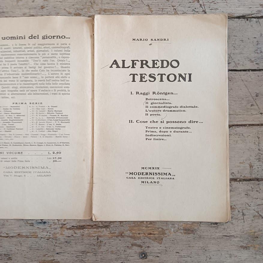 Gli uomini del giorno n. 16: Alfredo Testoni