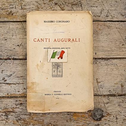 Canti augurali - Massimo Coronaro - copertina