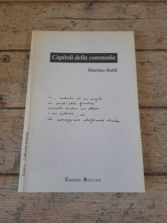 Capitoli della commedia - copertina