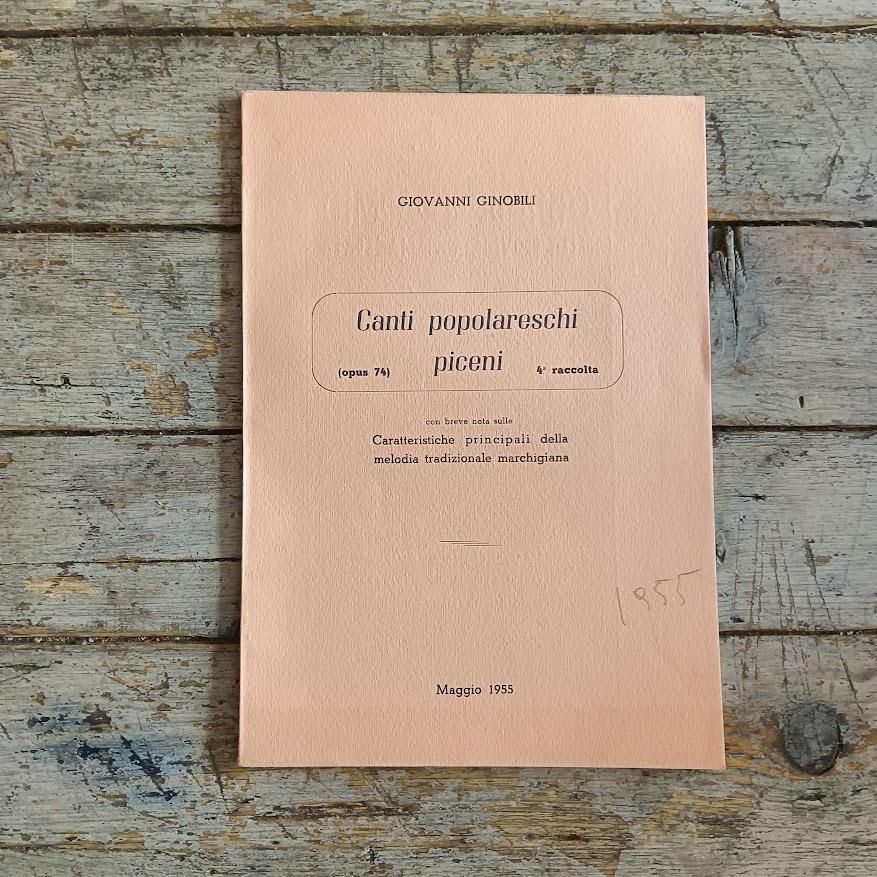 Canti popolareschi piceni (opus 74 - 4a raccolta)