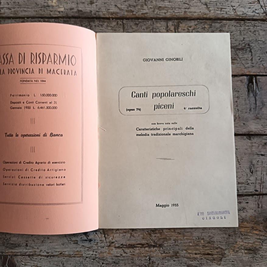 Canti popolareschi piceni (opus 74 - 4a raccolta)