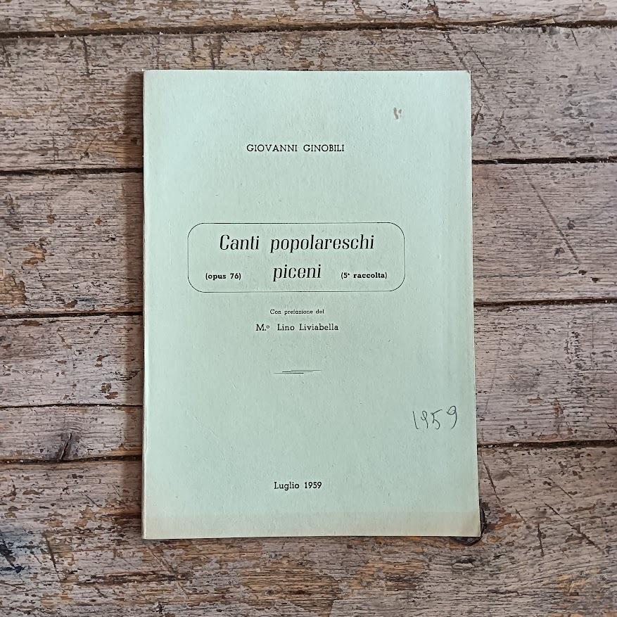 Canti popolareschi piceni (opus 76 - 5a raccolta)