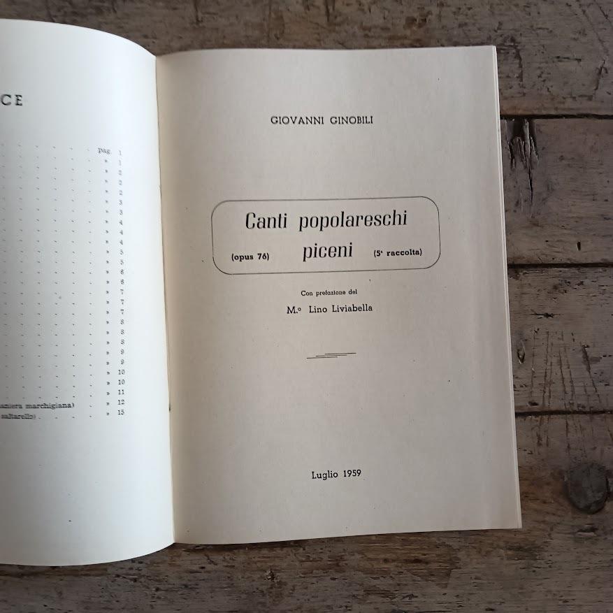 Canti popolareschi piceni (opus 76 - 5a raccolta)