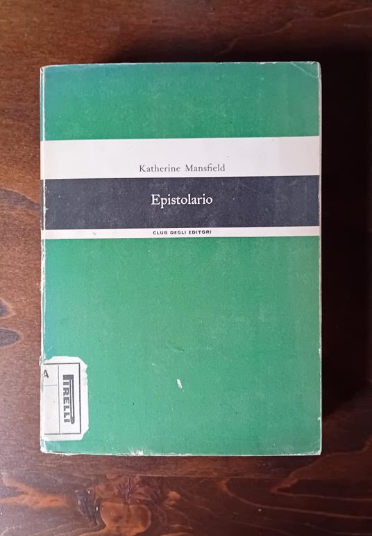 Epistolario - Le lettere a John Middleton Murry 1913 -1922 - Katherine Mansfield - copertina