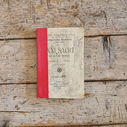 Inni sacri ed altre poesie - Alessandro Manzoni - copertina