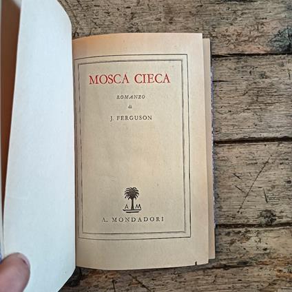 Mosca cieca - copertina