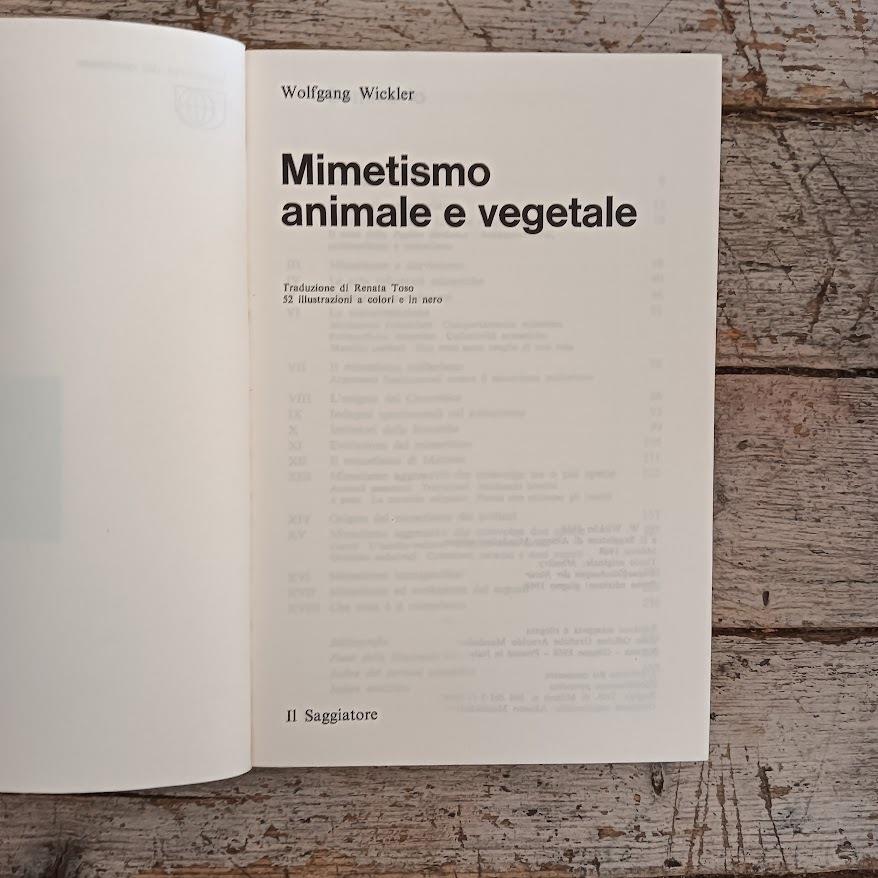 Mimetismo animale e vegetale