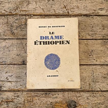 Le drame éthiopien - Henry de Monfreid - copertina