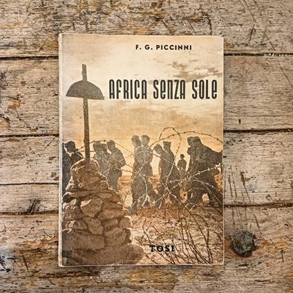 Africa senza sole - F. G. Piccinni - copertina