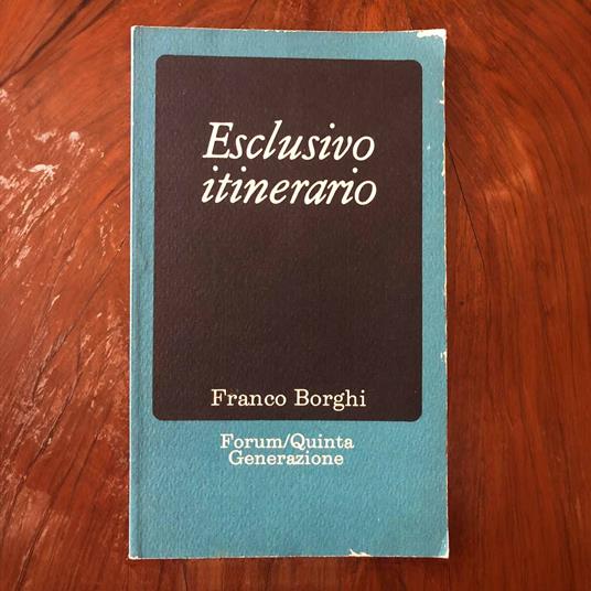 Esclusivo itinerario - copertina