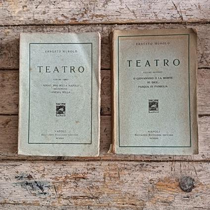 Ernesto Murolo. Teatro (2 voll.) - Ernesto Murolo - copertina