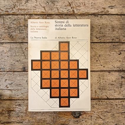 Sintesi di storia della letteratura italiana - Alberto Asor Rosa - copertina