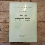 Appunti di grammatica storica del provenzale