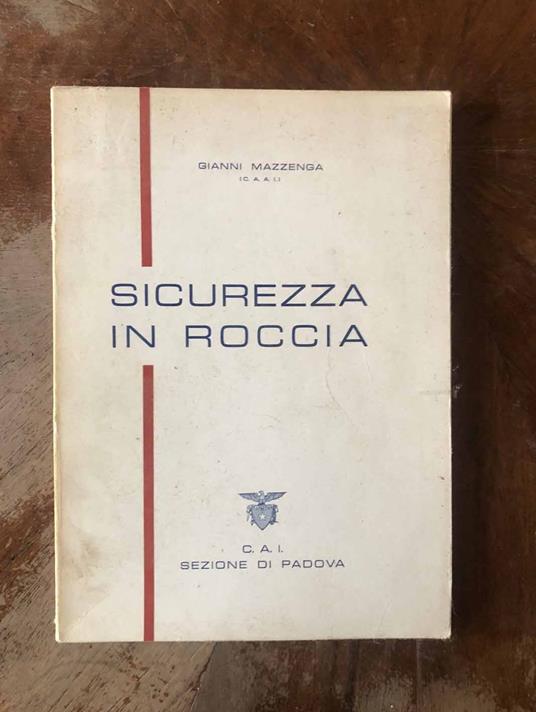 Sicurezza in roccia - Gianni Mazzenga - copertina