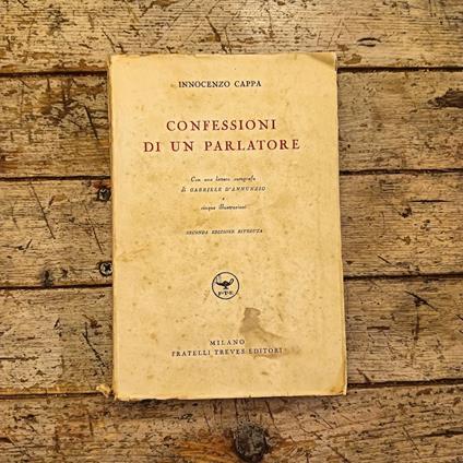 Confessioni di un parlatore - Innocenzo Cappa - copertina