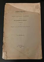 Discorso del Prof. Saverio Santini