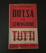 Difesa di una generazione