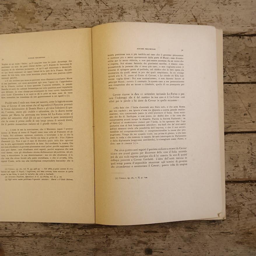 Cavour e Garibaldi nel 1860. Cronistoria documentata