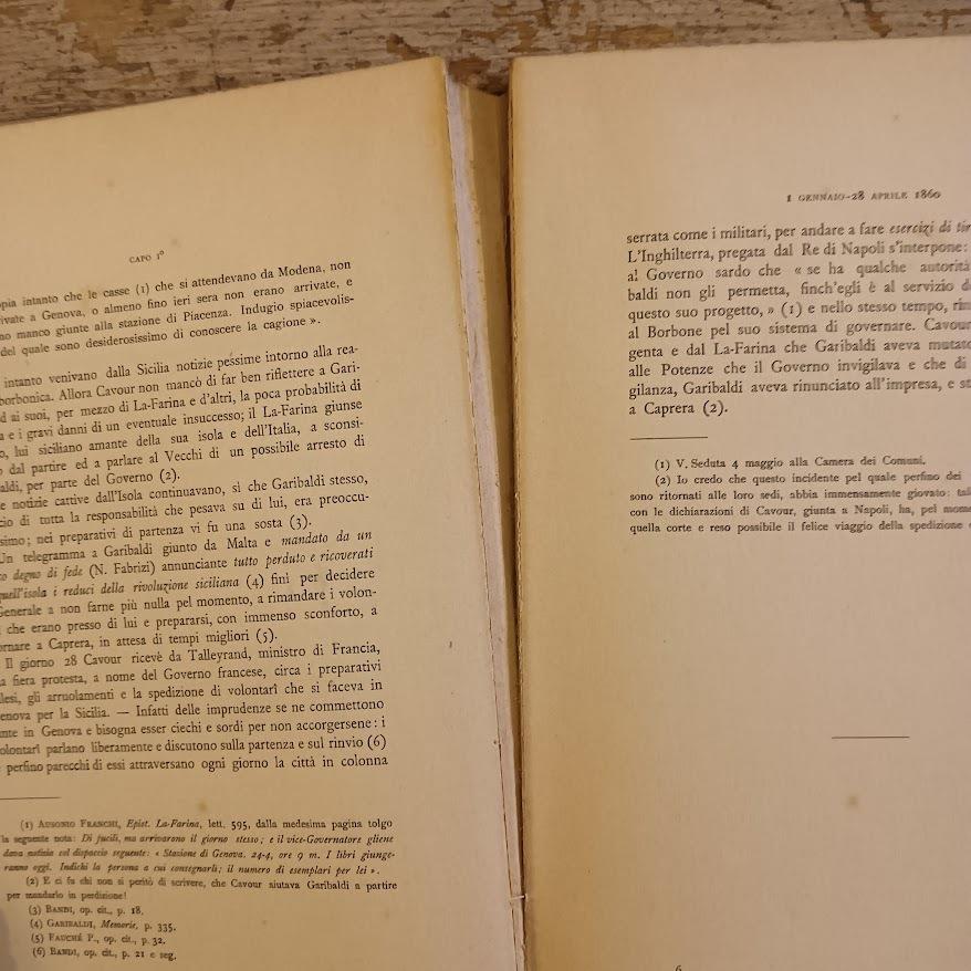 Cavour e Garibaldi nel 1860. Cronistoria documentata