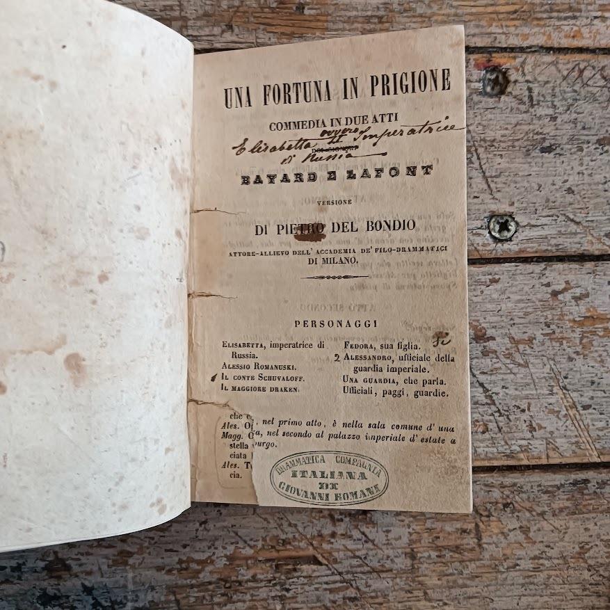Miscellanea di opere teatrali ottocentesche