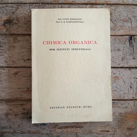 Chimica organica per istituti industriali - copertina