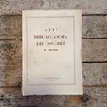 Atti dell'Accademia dei Concordi di Rovigo. Volume III