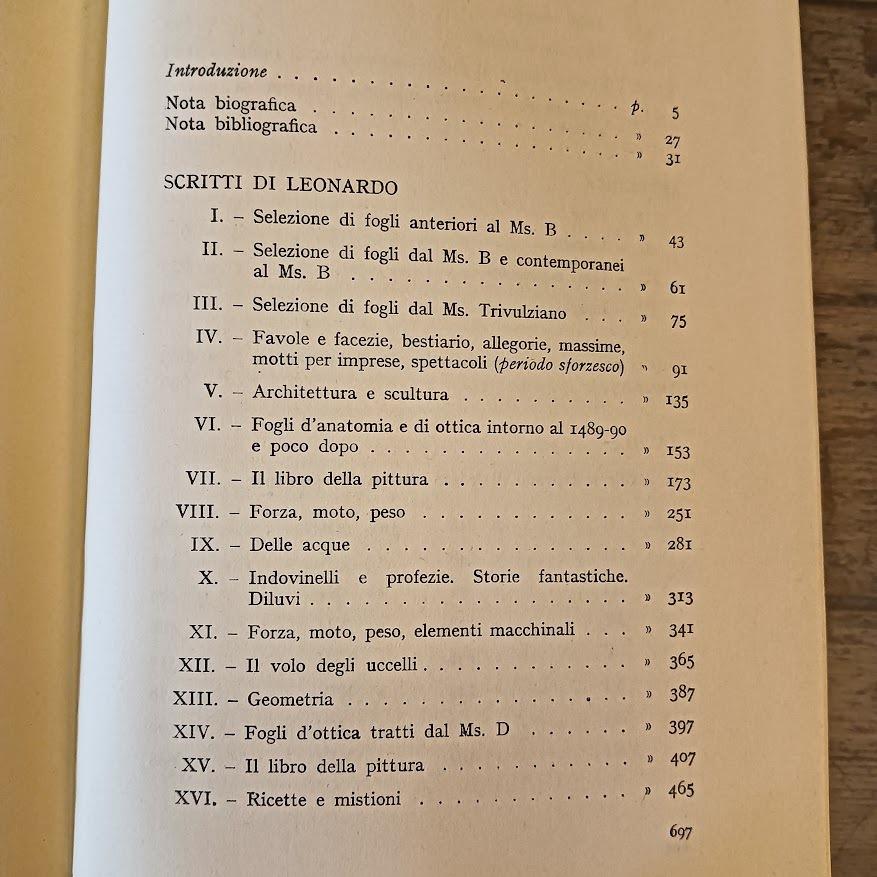 Leonardo da Vinci. Scritti scelti