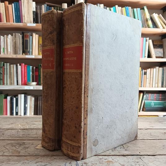 Storia d'Italia -continuata da quella del Guicciardini sino al 1789- parte prima e parte seconda, 2 vol - Carlo Botta - copertina