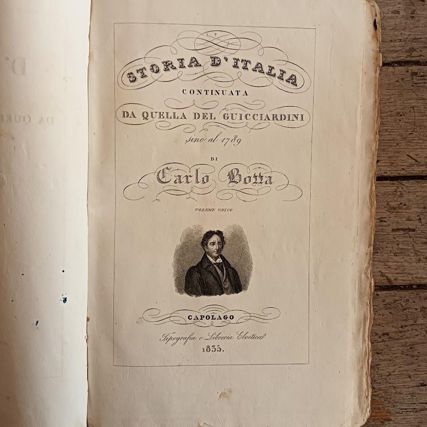 Storia d'Italia -continuata da quella del Guicciardini sino al 1789- parte prima e parte seconda, 2 vol