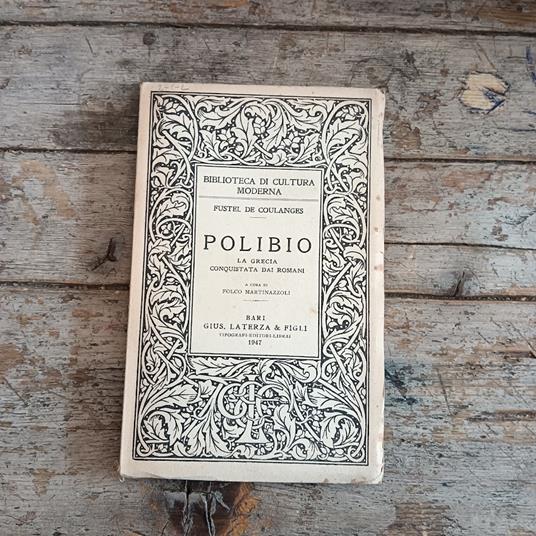 Polibio la Grecia conquistata dai Romani - Fustel de Coulanges - copertina