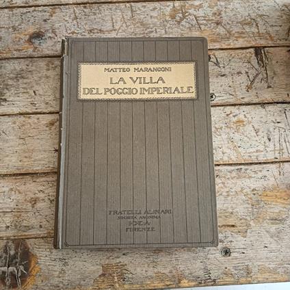 La villa del Poggio Imperiale - Matteo Marangoni - copertina