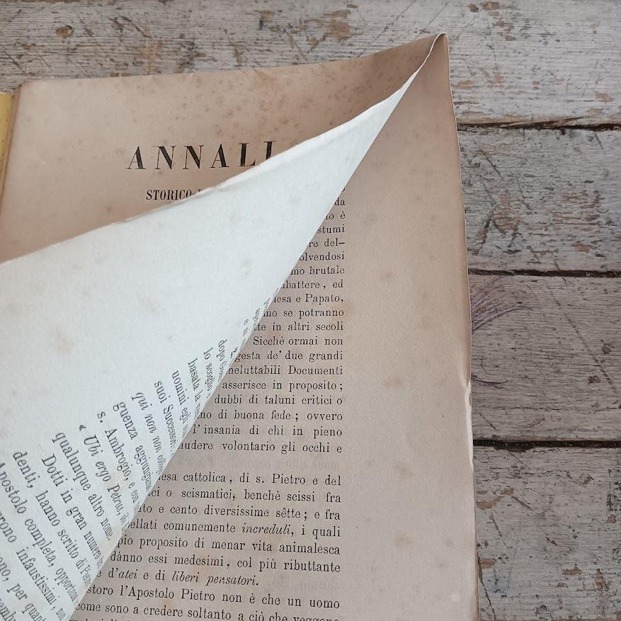 ANNALI Storico-Polemici degli ApostoliPietro e Paoloconfermati dai Monumenti antichi, cristiani, giudaicie pagani VOL.1