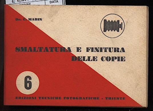 Smaltatura E Finitura Delle Copie - copertina
