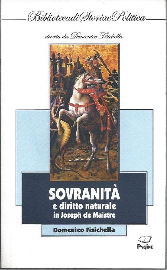 Sovranità E Diritto Naturale In Joseph De Maistre - copertina