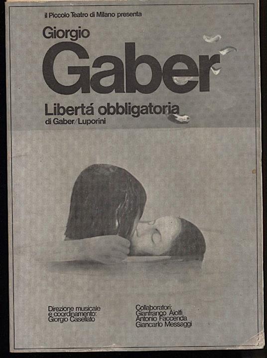 Giorgio Gaber-Liberta Obbligatoria - copertina