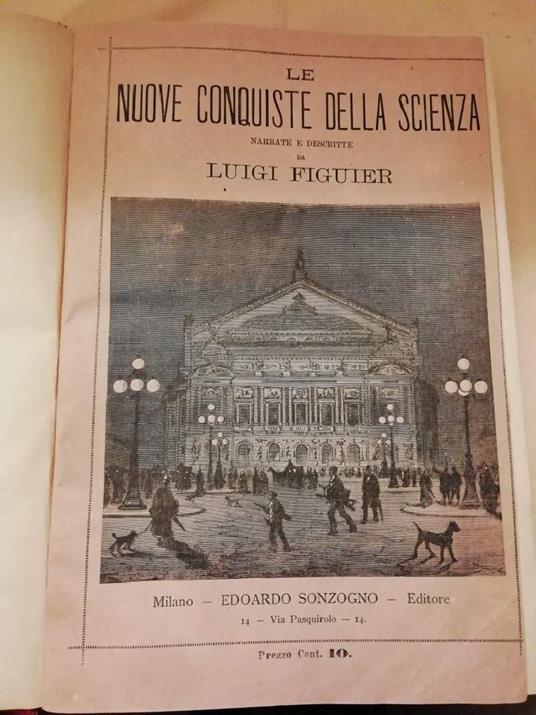 Le Nuove Conquiste Della Scienza - Luigi Figuier - copertina