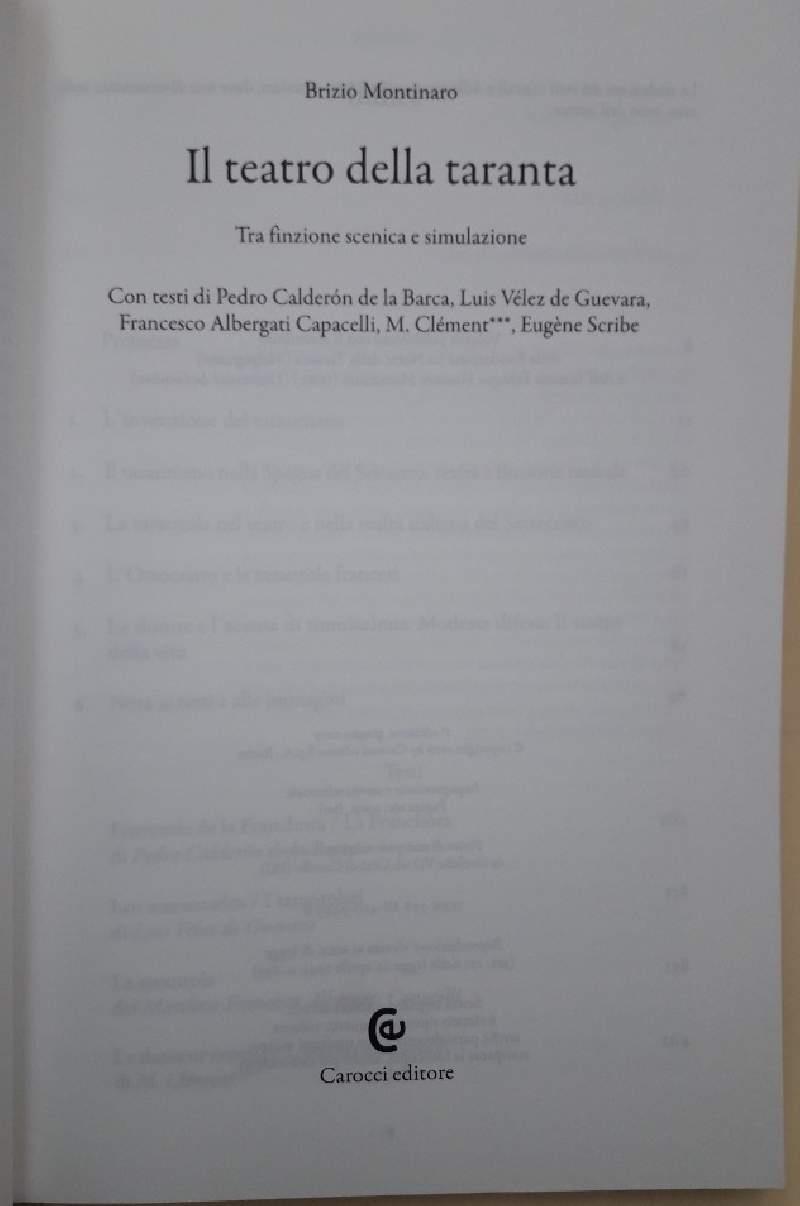 Il Teatro Della Taranta-Tra Finzione E Simulazione(