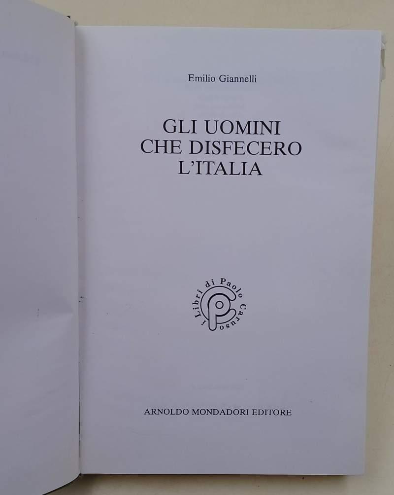 Gli Uomini Che Disfecero L'Italia(1992)