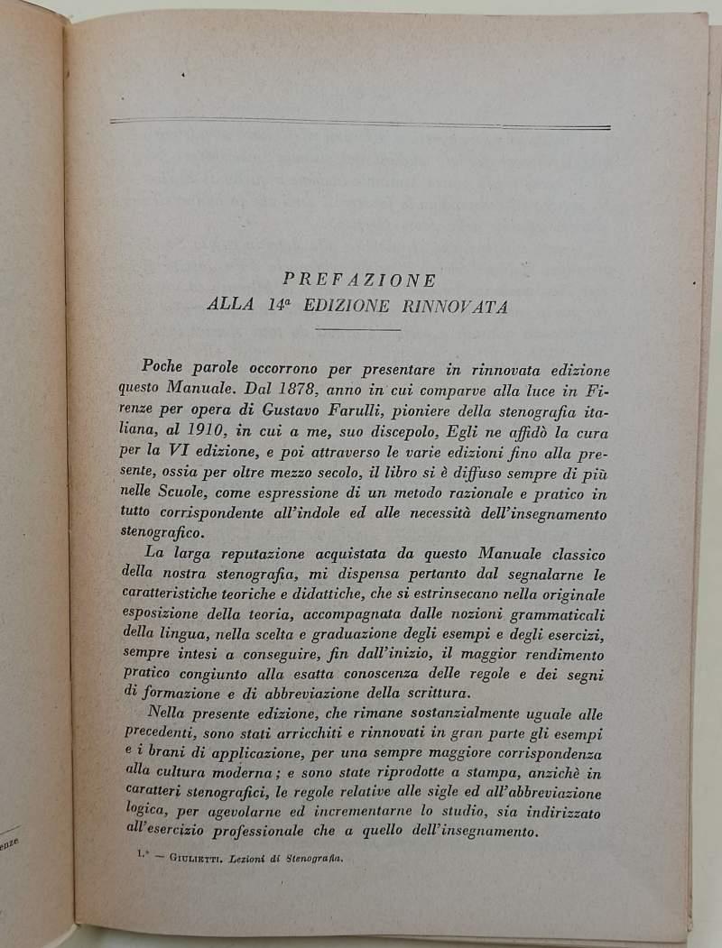 Lezioni Di Stenografia Per Gli Allievi Delle Scuole Medie(1939)
