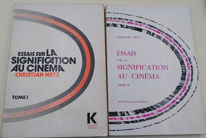 Essais sur la signification au cinema- 2 tomi - Christian Metz - copertina