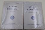 Studi Romani- rivista bimestrale dell'Istituto di Studi Romani- Anno X, 2 voll. 1962