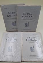 Studi Romani-Rivista trimestrale dell'Istituto Studi Romani-Anno XVII-4 voll 1969