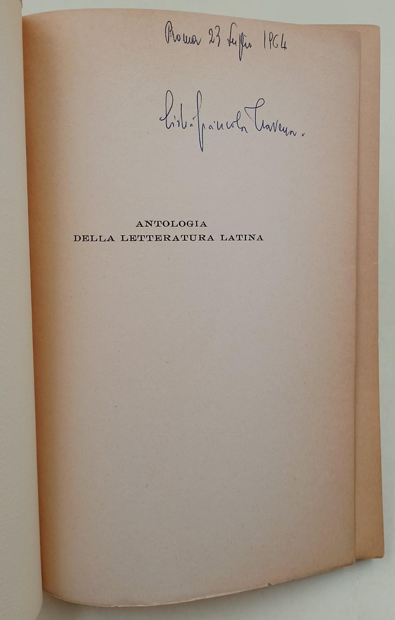 Antologia della letteratura latina