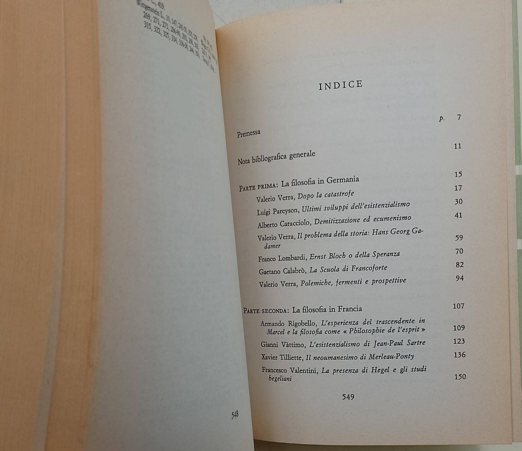 filosofia dal '45 ad oggi