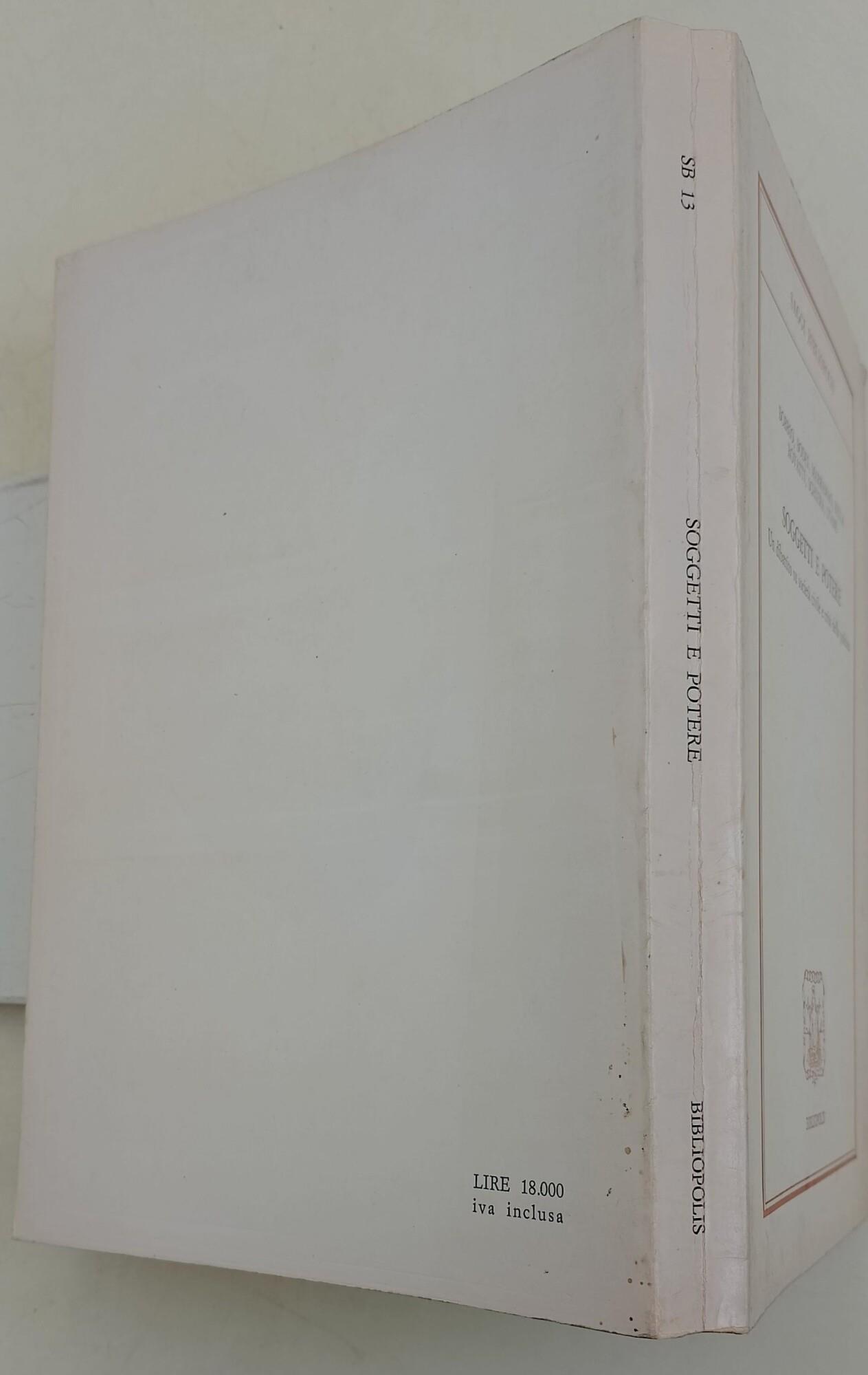 Soggetti e potere-un dibattito su società civile e crisi della politica