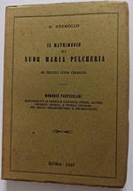 Il matrimonio di Suor Maria Pulcheria - al secolo Livia Cesarini