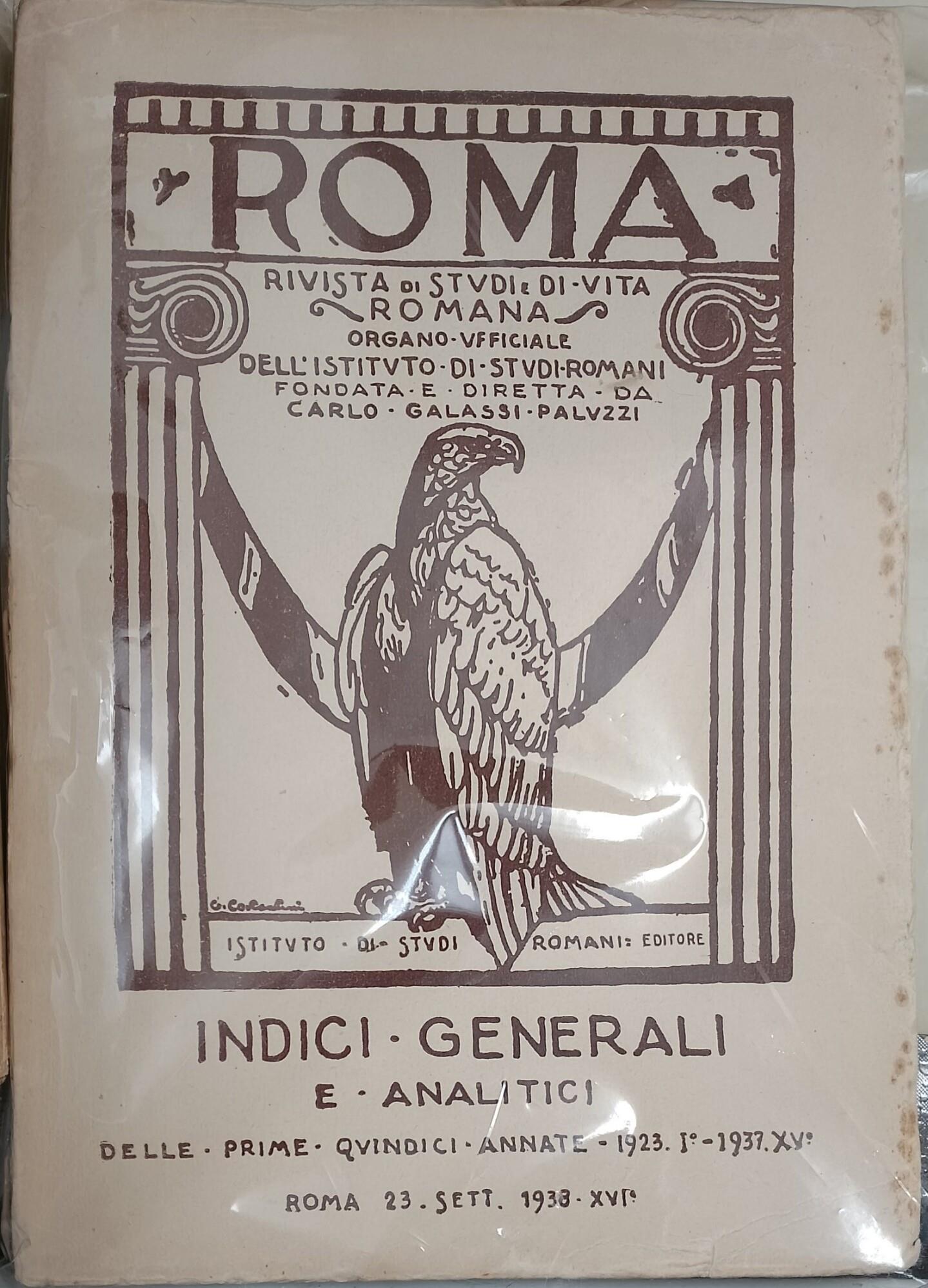 Roma-Rivista di studi e di vita romana
